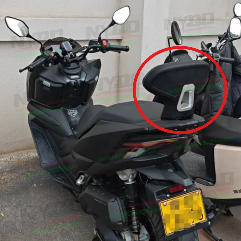 Respaldo para pasajero Zontes 150X – Vista lateral