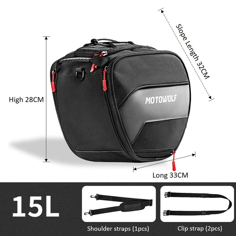 Zontes 368G 15L Water-Resistant Tunnel & Tail Bag 2024-2025