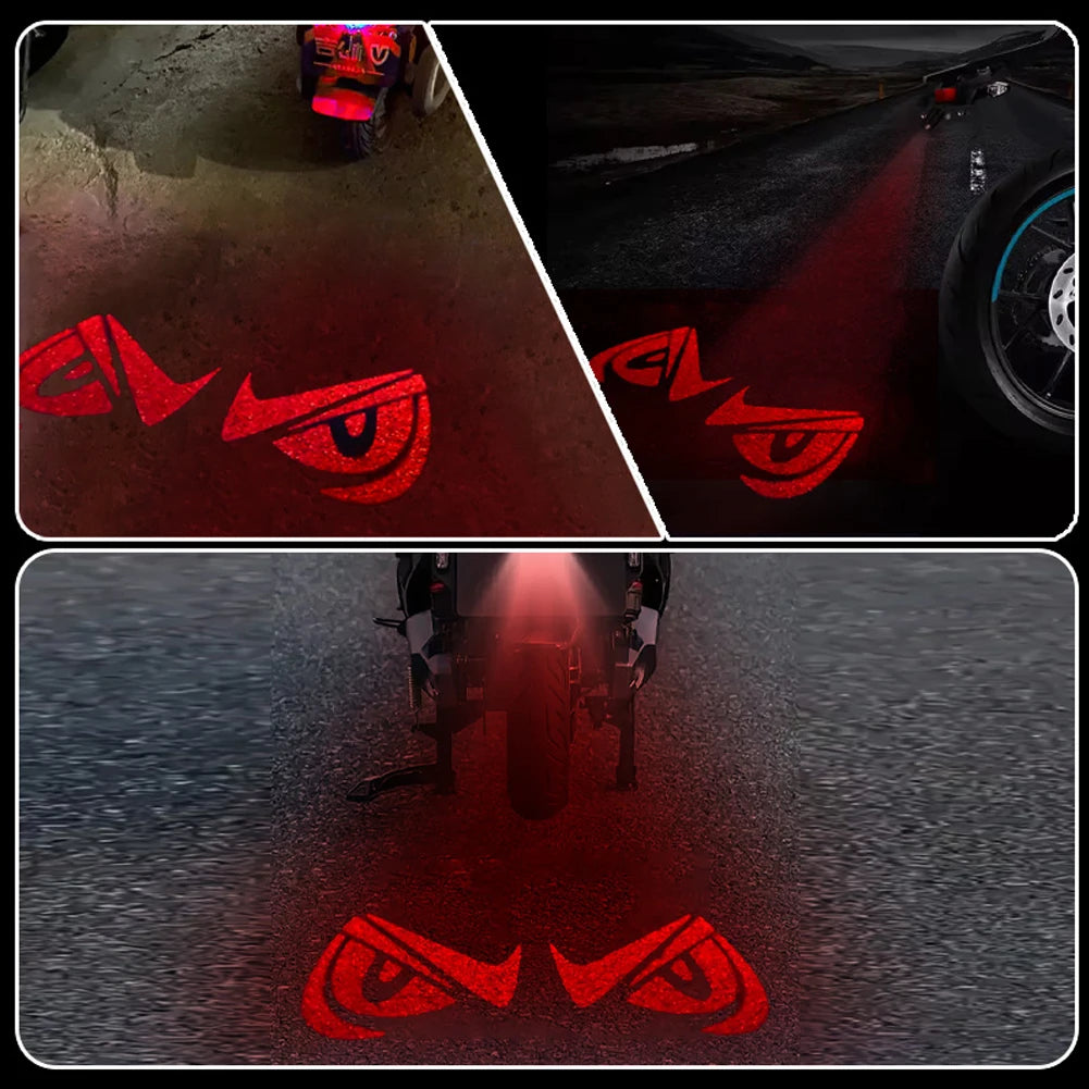 Luz proyectora LED bajo moto ojo de diablo – Vista principal