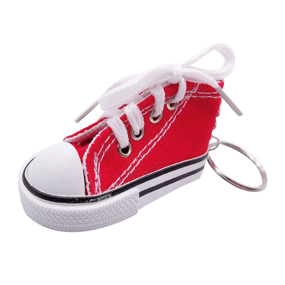 Mini sneaker decorativa per cavalletto e portachiavi – Vista laterale