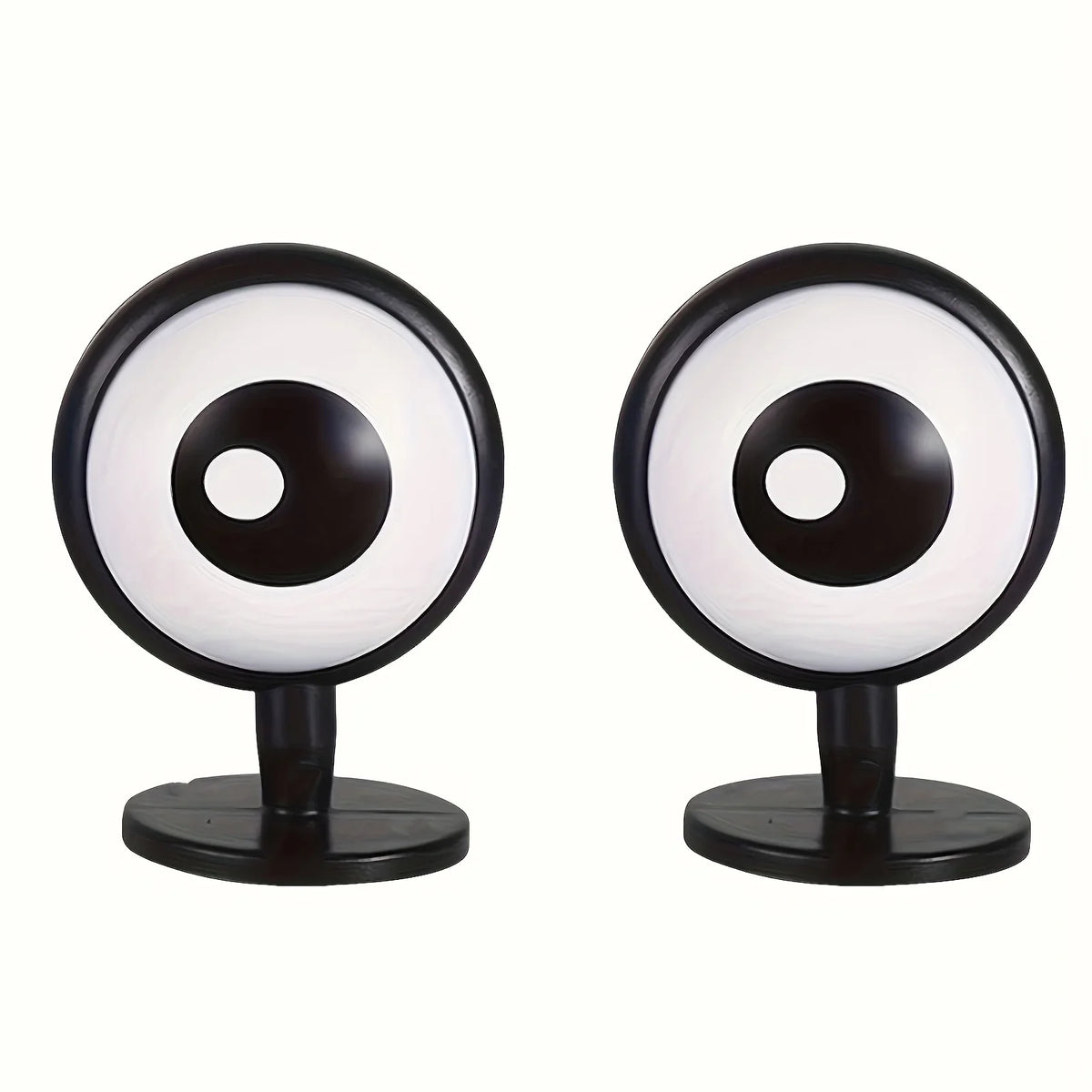 Olhos decorativos para capacete – Vista lateral
