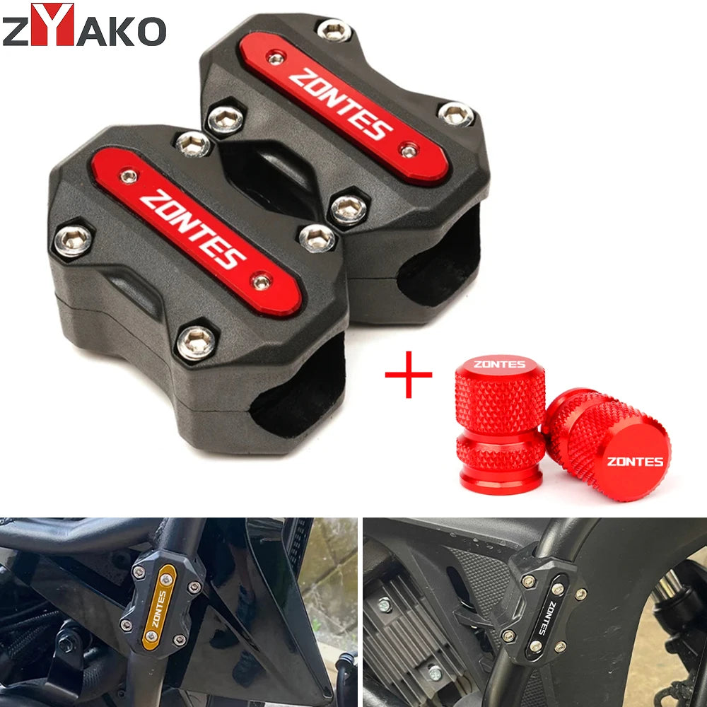 22mm 25mm 28mm Crash Bar Sliders – Main View