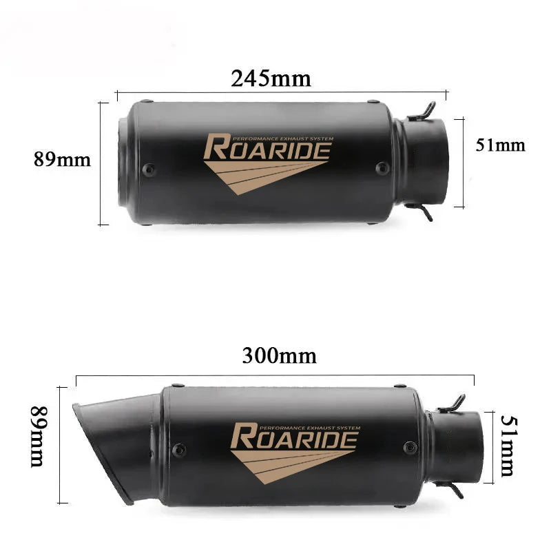Zontes 125G1 125U1 Slip-On Exhaust – muffler styles
