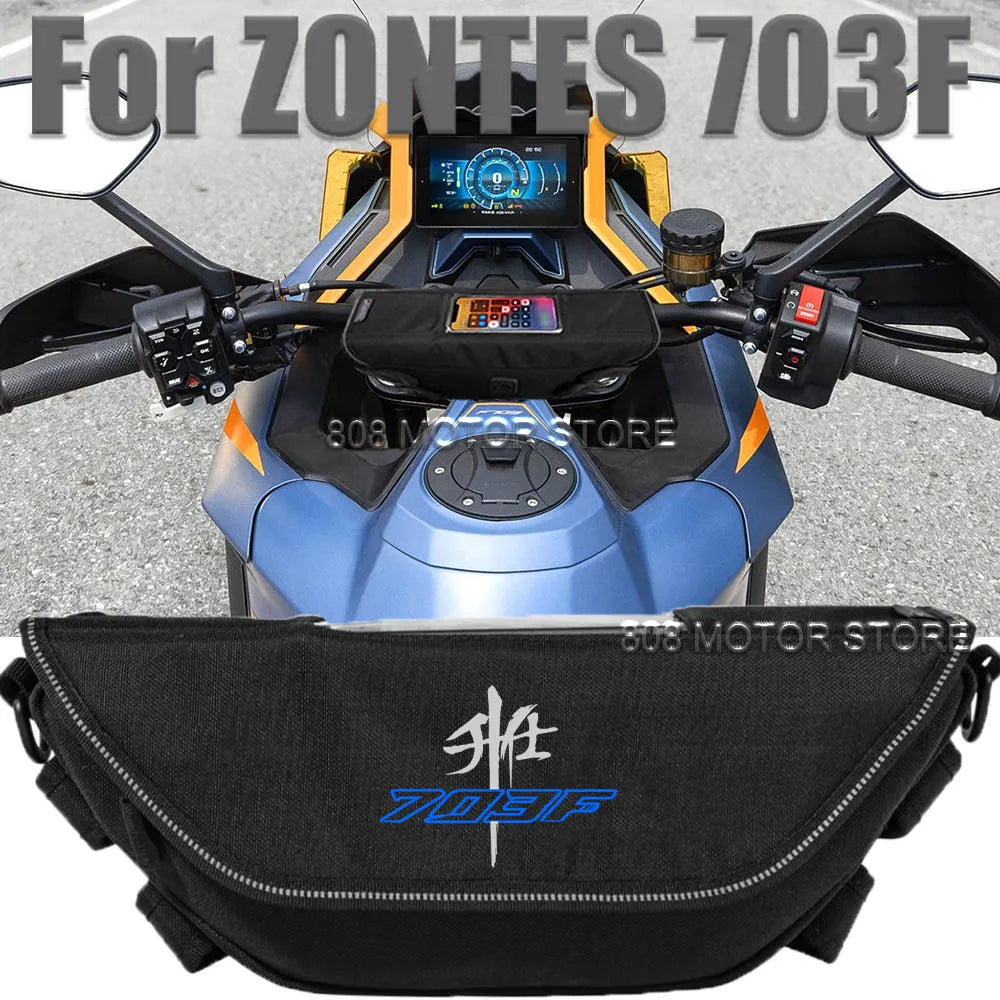 Zontes 703F Water-Resistant Handlebar Tool Bag