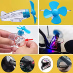 Aviãozinho decorativo eólico com LED – Detalhe da hélice