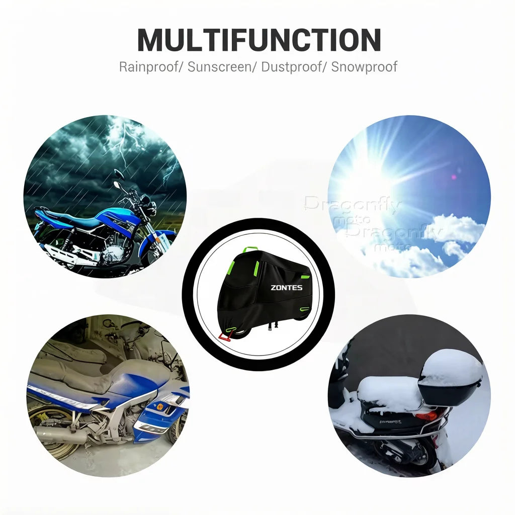 Capa para moto Zontes G1 125 125U 310X 310R – Vista 6
