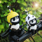 Enfeite de guidão panda – Vista de detalhe