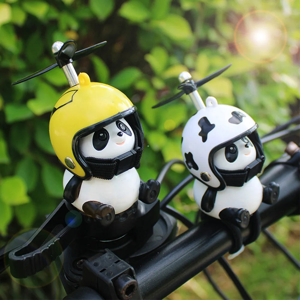 Enfeite de guidão panda – Vista de detalhe