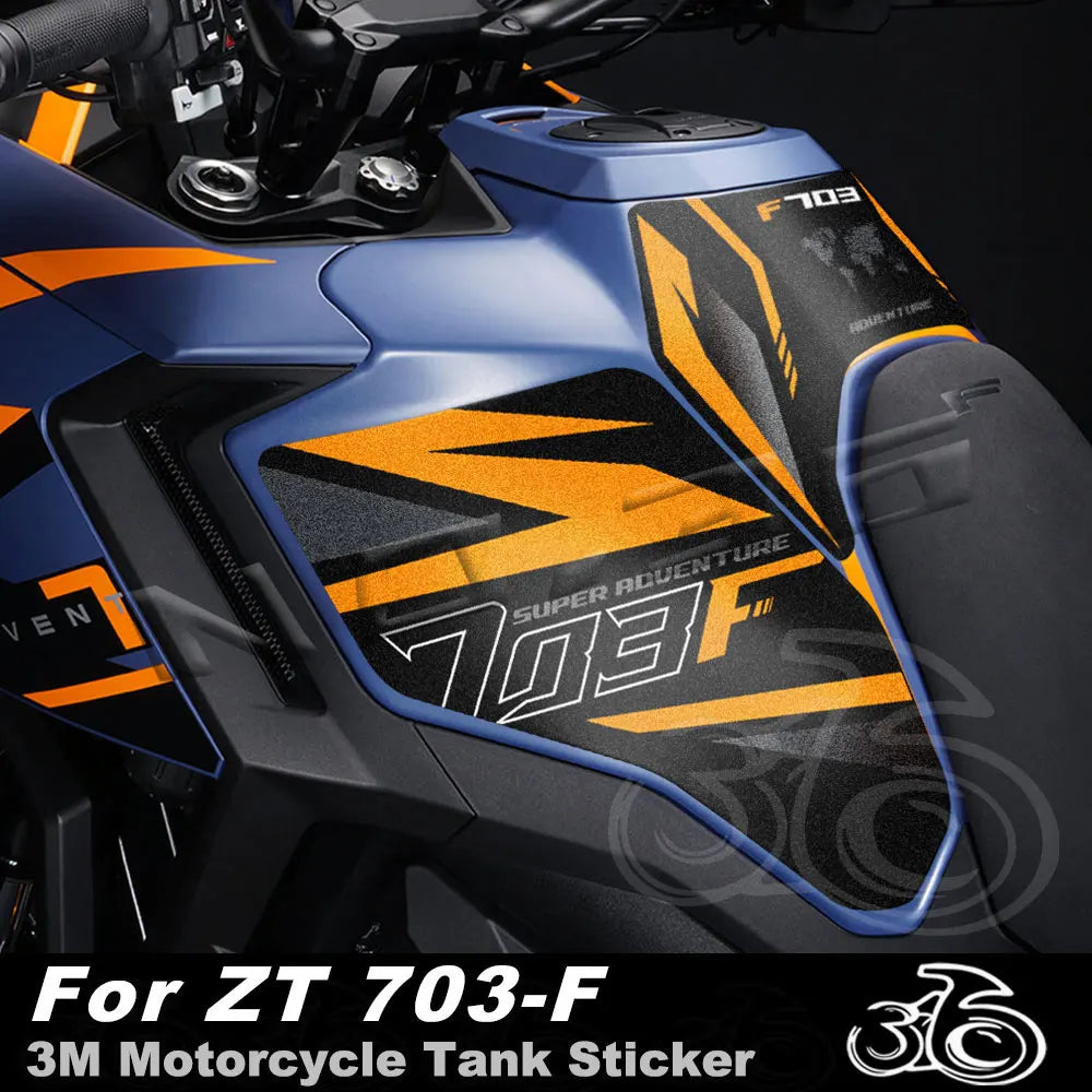 Zontes 703F Tank Pad Knee Grip Protection Decals 2025