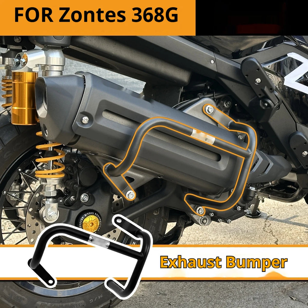 Προστατευτικό εξάτμισης Zontes 368G – Όψη λεπτομέρειας