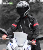 Modular Motorcycle Rain Suit, jacket with detachable hood and pants – product photo 7