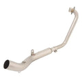 Zontes 125G1 125U1 Slip-On Exhaust – installed view