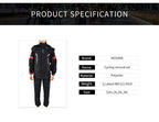 Modular Motorcycle Rain Suit, jacket with detachable hood and pants – product photo 13