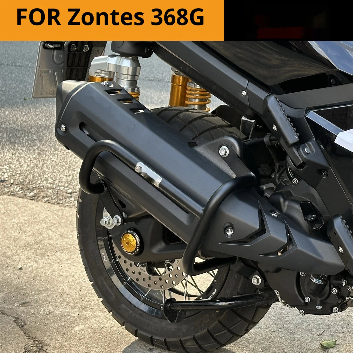 Προστατευτικό εξάτμισης Zontes 368G – Πλαϊνή όψη