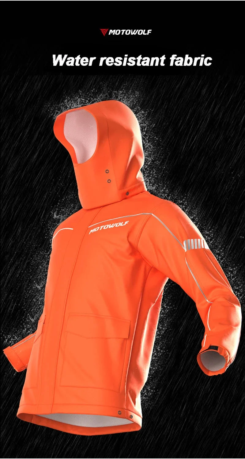 Capa de chuva para moto Lite Reflective, jaqueta e calça – Foto do produto 8