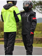Modular Motorcycle Rain Suit, jacket with detachable hood and pants – product photo 15