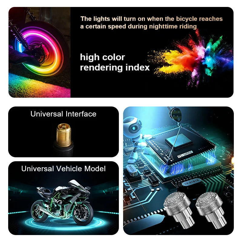 Universal LED φωτάκια βαλβίδας ελαστικού – Όψη 4