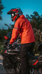 Capa de chuva para moto Lite Reflective, jaqueta e calça – Foto do produto 13
