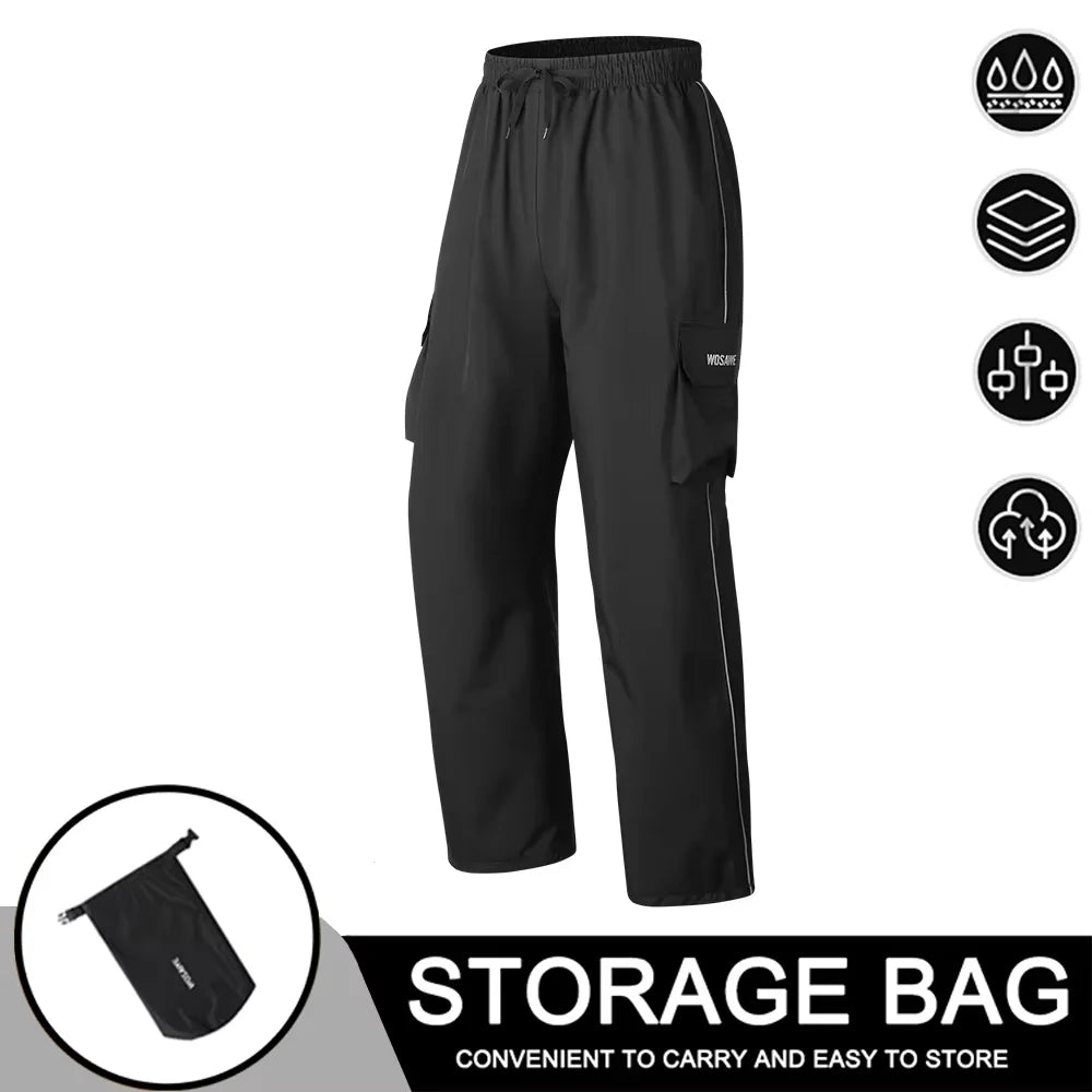 Modular Motorcycle Rain Suit, jacket with detachable hood and pants – product photo 23