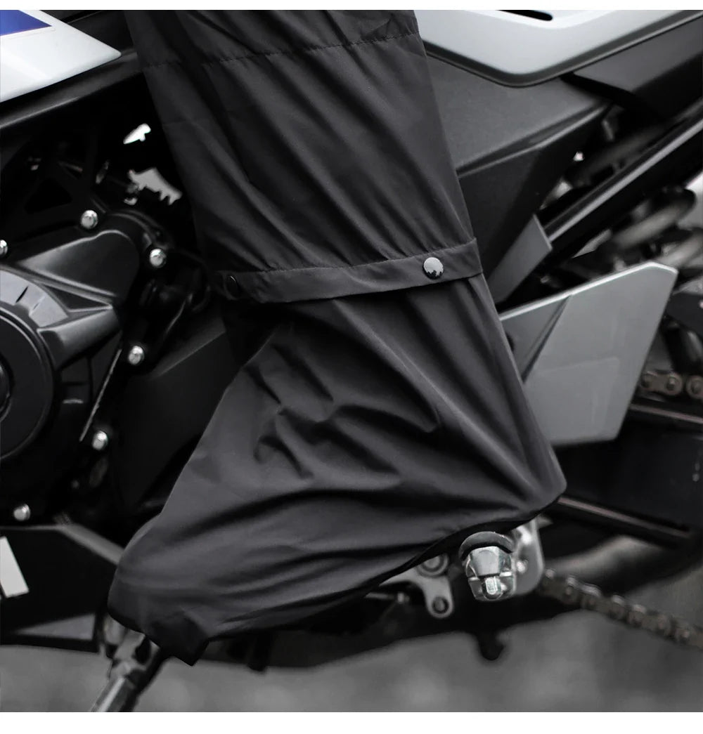 Modular Motorcycle Rain Suit, jacket with detachable hood and pants – product photo 21