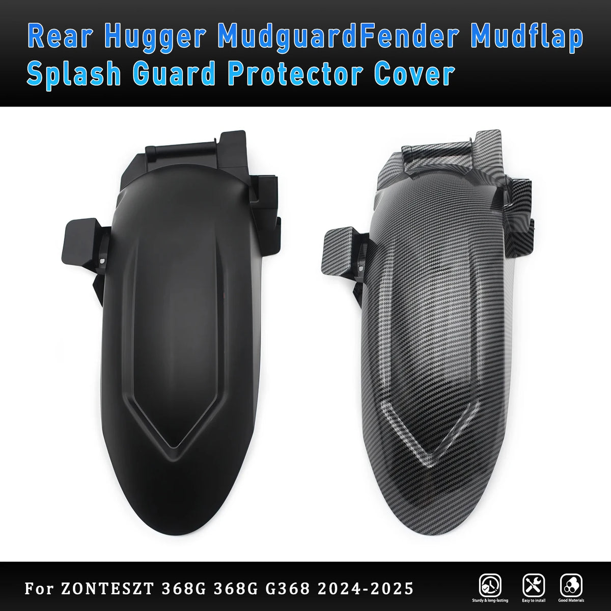 Zontes 368G Rear Hugger Mudguard – Main View