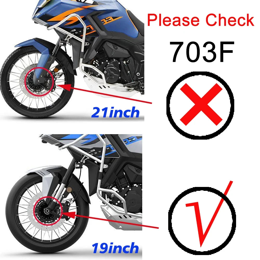 Zontes 703F 703R 703RR Wheel Axle Crash Slider – View 2