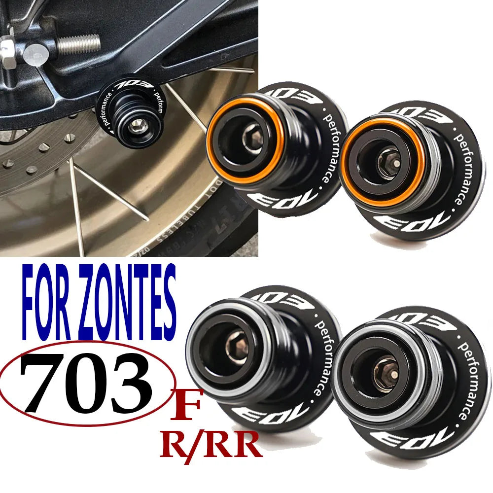 Zontes 703F 703R 703RR 8mm Swingarm Spools – Main View