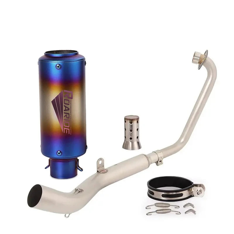 Zontes 125G1 125U1 Slip-On Exhaust – mounting detail