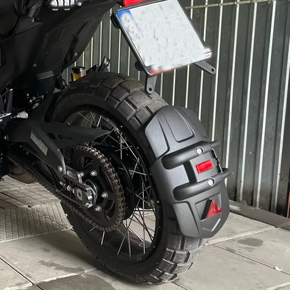 Zontes 350T 350X Hinterradabdeckung – Montiert