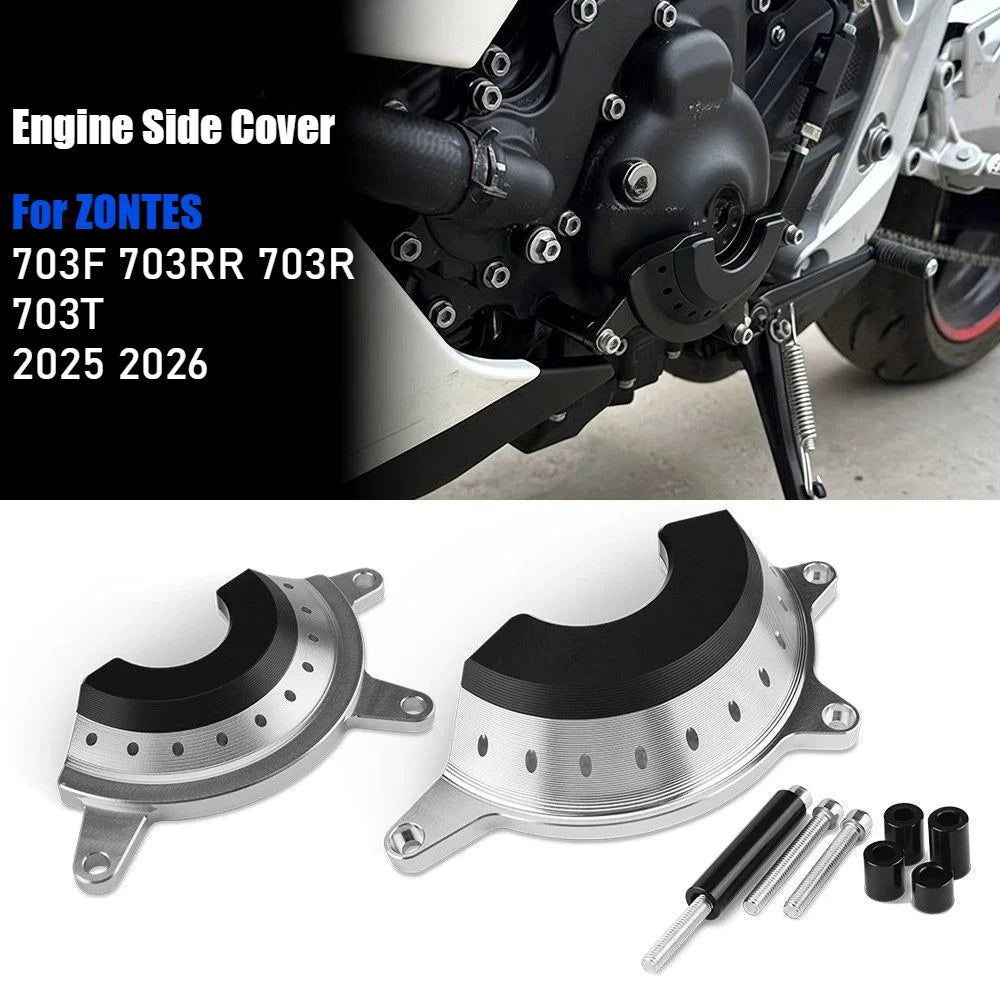 Zontes 703RR 703R 703F 703T Engine Side Covers – Main View