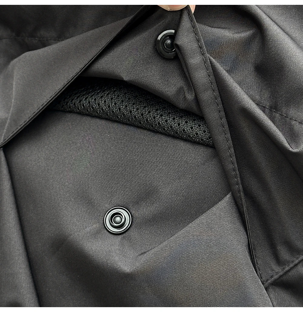 Modular Motorcycle Rain Suit, jacket with detachable hood and pants – product photo 19