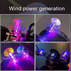 Aviãozinho decorativo eólico com LED – na moto
