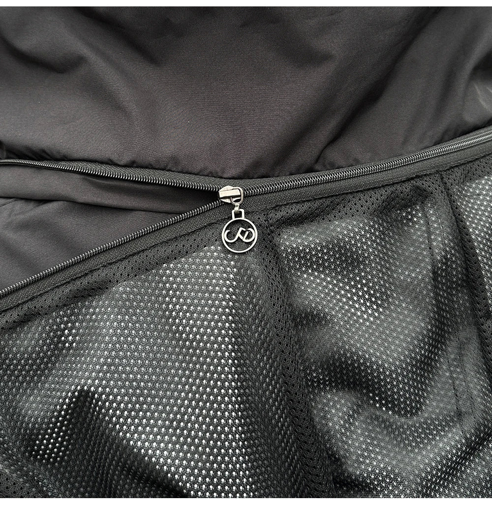 Modular Motorcycle Rain Suit, jacket with detachable hood and pants – product photo 17