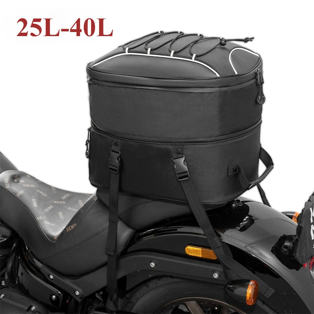 Motorrad-Hecktasche 7-12 L erweiterbar – Ansicht 9
