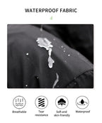 Modular Motorcycle Rain Suit, jacket with detachable hood and pants – product photo 8