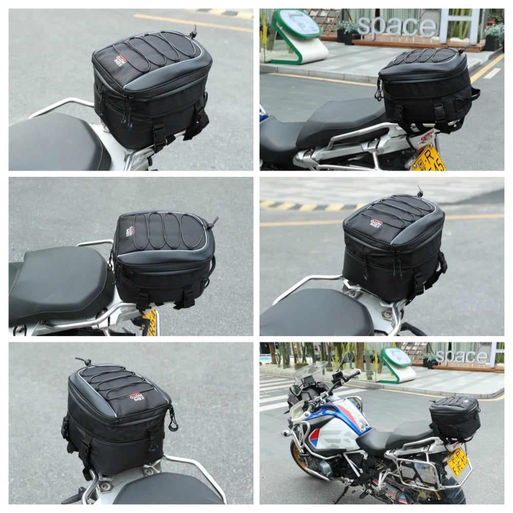 Borsa da sella espandibile 7-12L per moto – Vista 6