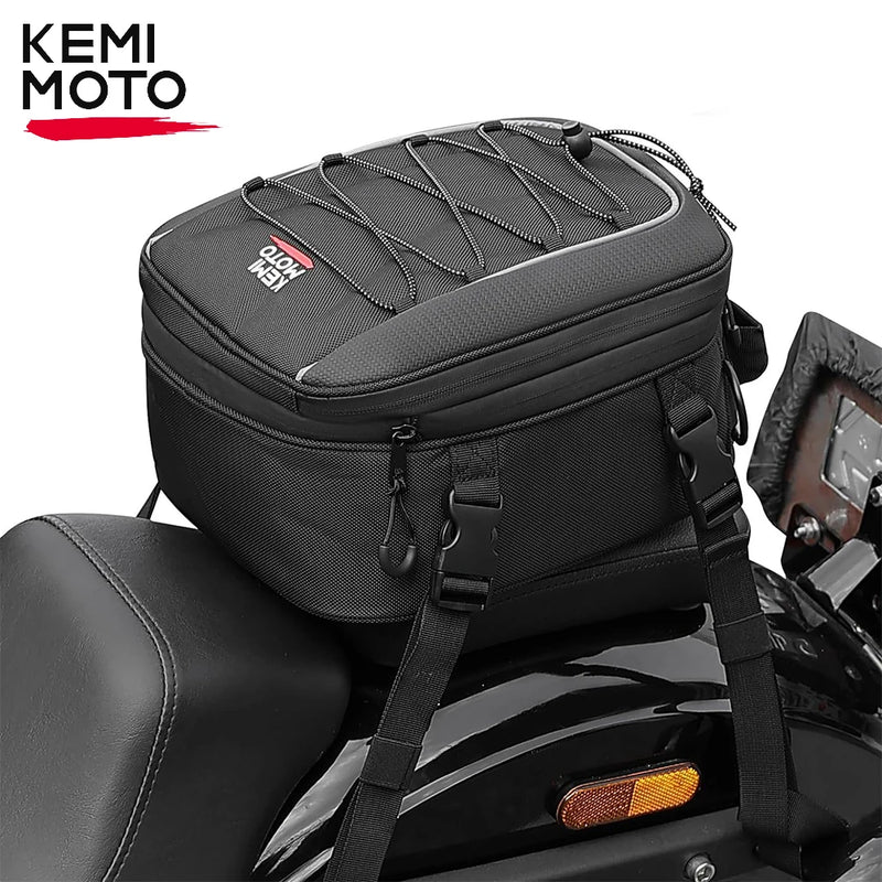 7-12L Expandable Motorcycle Tail Bag – Main View