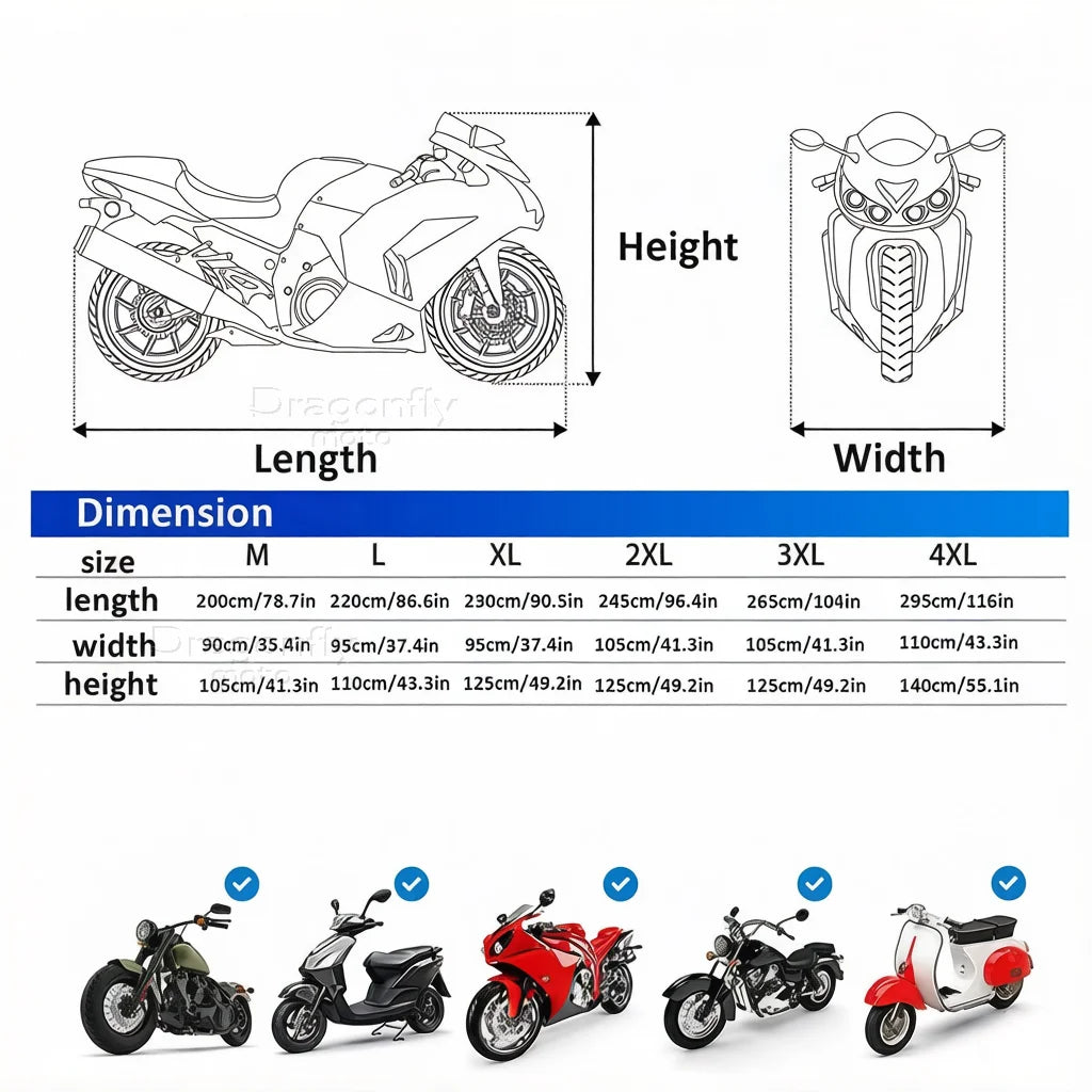 Capa para moto Zontes G1 125 125U 310X 310R – Vista 2